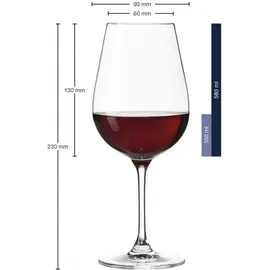 LEONARDO Rotweinglas Tivoli Kristallglas 0,58 l 6 St.