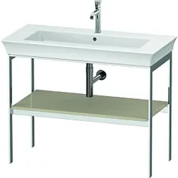 Duravit White Tulip Waschtisch-Konsole WT45410H3H3 98,4 x 45 cm, Taupe Hochglanz, bodenstehend, Metall