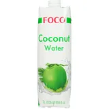 Foco 100% Kokoswasser Natural 1L Coconut Water Kokosnusswasser