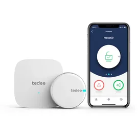 Tedee Starter Set Zylinder mit Bridge PRO Türschloss