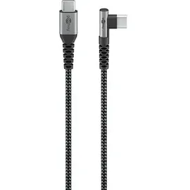 goobay USB-C 2 m Grau/Schwarz