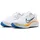 Nike Quest 6 Herren Weiß/Off Noir/Blau Crystal/Total Orange 44