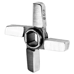 WOLFCUT Kreuzmesser Werkzeugstahl Größe B98 kompatibel mit KOLBE SW98/SW98H / BIZERBA FW-N98S/5 uvm.