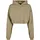 URBAN CLASSICS Oversized Cropped Kapuzenpullover Khaki 5XL