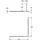 KWC AR Vorhangstange, MEDCARE, Edelstahl, grau, 1500x600x1500 mm, Ringe weiß