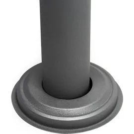 Wiltec 6er Briefkastenanlage Anthrazit inkl. Zeitungsfach