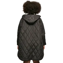 URBAN CLASSICS Oversized Diamond Quilted Mantel Black S