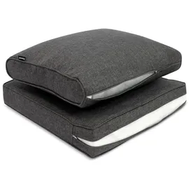 bomoe Loungekissen Ilano 60 x 60 cm Grau