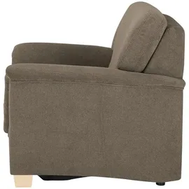 Smart Relaxsessel Valencia Flachgewebe 100 x 90 x 93 cm Braun