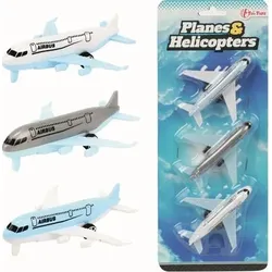 TOI TOYS 26741A Flugzeuge 3-teiliges Set