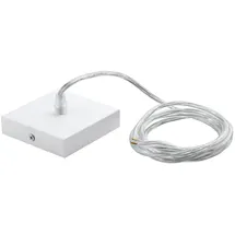 EGLO Baldachin SALOBRENA 1 Zubehör Weiß transp. Kabel L 2000mm