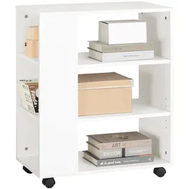 SoBuy FBT68 Rollcontainer 60x35x75 cm weiß