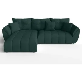 ax living Eckcouch mit Schlaffunktion 280 cm Grün
