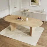 stilvora Klapptisch 200 x 75 x 90 cm braun