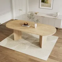 stilvora Klapptisch 200 x 75 x 90 cm braun