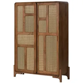 MASSIVMOEBEL24.DE Highboard 110 x 150 x 40 cm Hellbraun