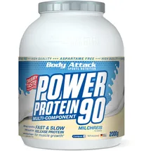 Body Attack Power Protein 90 Milchreis Pulver 2000 g