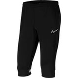 Nike Herren Dri-FIT Academy 21 3/4 Knit Hose, Black/White/White/White, S