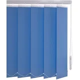 Liedeco Lamellenvorhang »Vertikalanlage 89 mm«, (1 St.), 71749915-7 blau