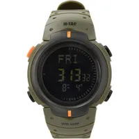M-Tac taktische Uhr mit olivfarbenem Kompass