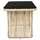 Okwish Gartenmöbel Set 5-tlg. Beige/Schwarz
