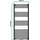 neu.haus Handtuchheizkörper Voss 600 x 1400 mm 655 W schwarz Mittelventil