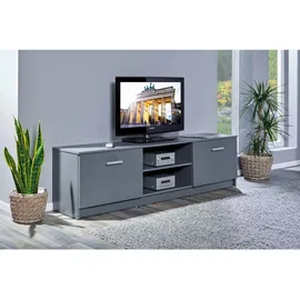 Interlink Elenzio TV-Kommode 180 x 50,8 x 40 cm Grau Holz/Kunststoff/Metall/Spanplatte