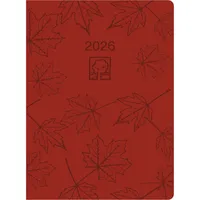 Zettler Taschenkalender rot 2026 - Bürokalender 10,2x14,2 - 1