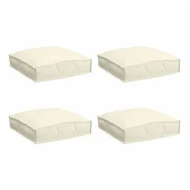 vidaXL Palettenkissen Für Sitzfläche 4 Pcs Creme 40 X 40 X 8 Cm Vidaxl