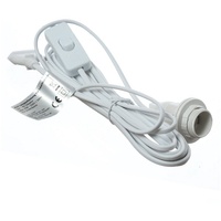 MARELIDA Hängeleuchte Kabel für Leuchtsterne und Hängeartikel 5m E14 Fassung mit Schalter weiß