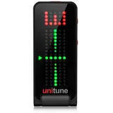 t.c electronic TC Electronic UNITUNE CLIP NOIR Schwarzes Clip-On-Stimmgerät Mit Strobe- und Chromatischen Modi und 108 LED-Matrixanzeige Für Kompromisslose Stimmqualität