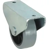 Möbelrolle fi 50mm Gummi | Möbelroller | Rollen für Möbel, Bürostuhl, Beistellbett, Schreibtischstuhl, Hocker | Stuhl-Rollen | Doppelrollen | ...