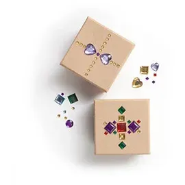 Folia Schmuckstein-Mix Rainbow 800 Teile selbstklebend