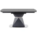 Feldmann-Wohnen Esstisch, Grau, Grau, Holz, Rechteckig,Rechteckig, 160x76x90 cm, Esszimmer, Tische, Esstische