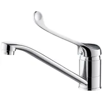 ELLENBOGENARMATUR HYGIENE WASSERHAHN CHROM WANDARMATUR WASCHBECKEN