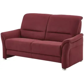 meinSofa Einzelcouch Mikrofaser 1-Sitzer Rot