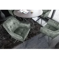 Riess-Ambiente Stuhl LOFT Metallgestell grün