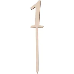 Sallys Cake Topper Zahlen - aus echtem Holz