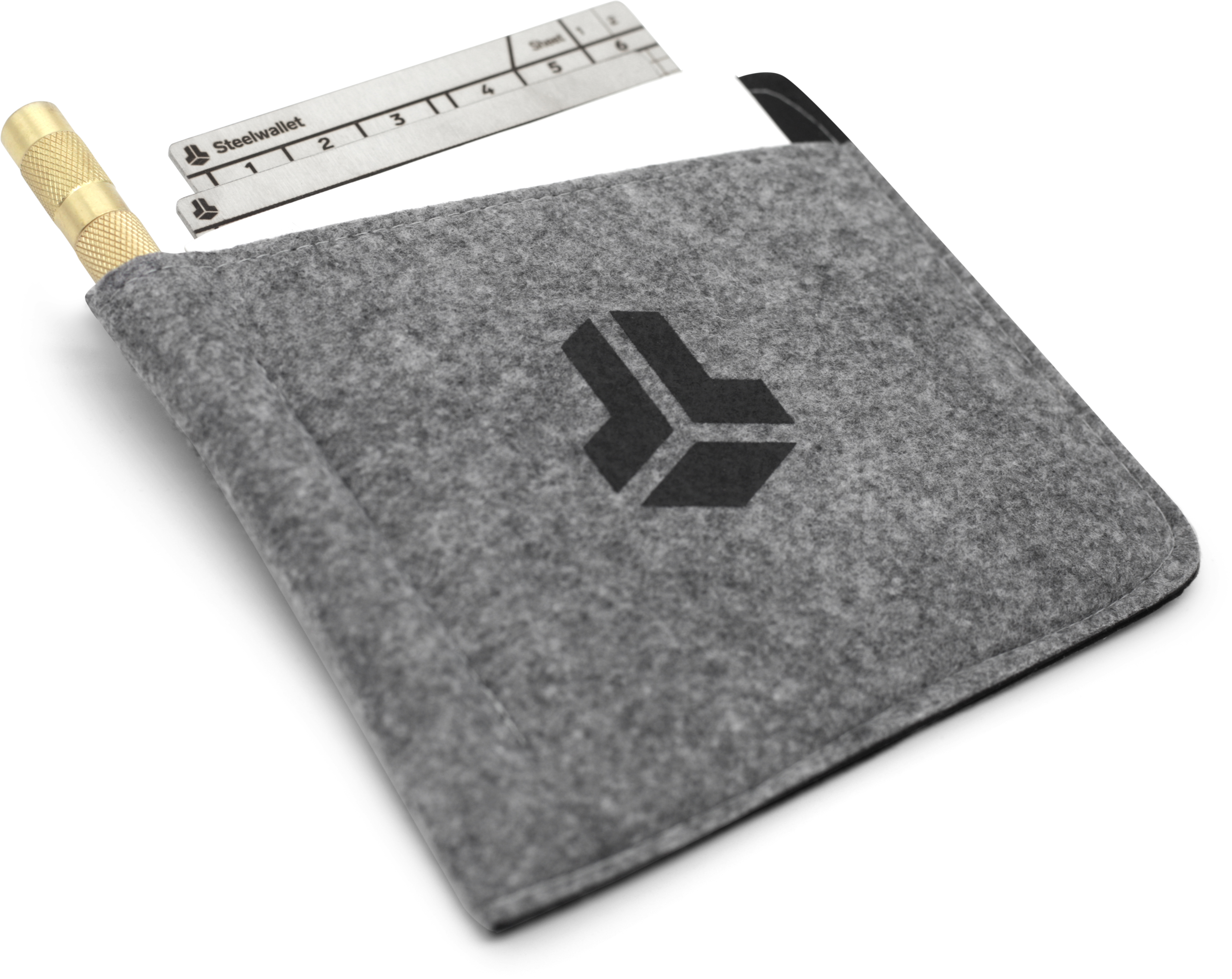 BitBox Steelwallet (Backup Funktion), Crypto Wallet, Silber
