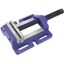 tecwerk Bohrmaschinenschraubstock Metall 125 mm blau