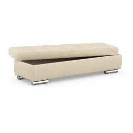DOMO collection Hocker »Treviso XXL: B/T/H: 161/60/41 cm« mit Stauraum, auch in Cord, passend zur Serie, moderne Steppung