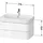 Duravit Happy D.2 Plus Waschtisch-Unterschrank HP4387075750000 77,5 x 49 cm, leinen, 2 Schubkästen