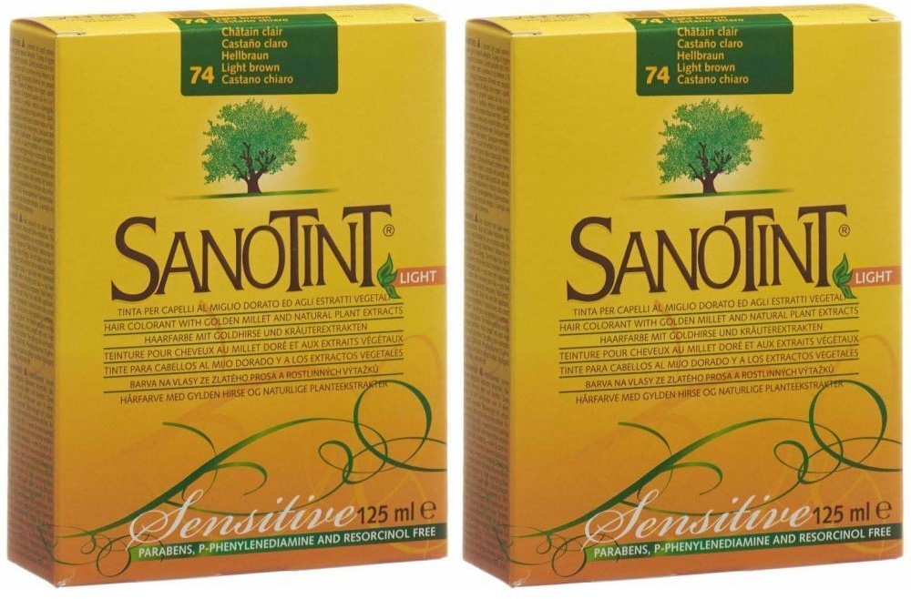 Sanotint® Sensitive Haarfarbe hellbraun74