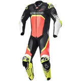 Alpinestars GP Tech 4 Motorrad 1-Teiler Motorrad Lederkombi, schwarz/rot/gelb, 50