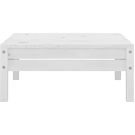 vidaXL 3-tlg. Garten-Lounge-Set Massivholz Kiefer Weiß