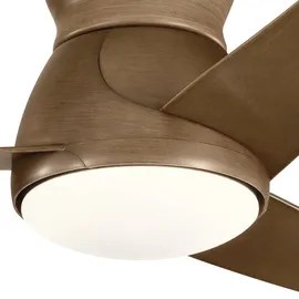 Elstead Lighting Eris 152 cm Deckenventilator Walnuss