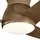 Elstead Lighting Eris 152 cm Deckenventilator Walnuss