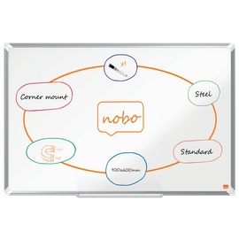 Nobo Whiteboard Premium Plus Emaille 60x90cm (1915144)