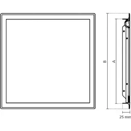 Upmann Revisionstür Softline 300 x 300 mm