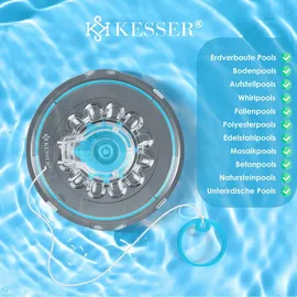 Kesser Poolroboter Aqua-9000 Anthrazit/Türkis inkl. Transporttasche